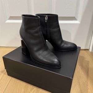 Alexander Wang Gabi Black Ankle Boots